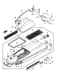Hull/Engine Hood (Js550-A6/A7)
