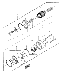 Starter Motor ('84-'86 Js440-A8/A9/A10)