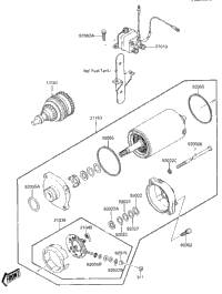 Starter Motor (Jf650-A1)