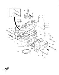 Cylinder Head/Cylinder ('82-'83 Js440-A6