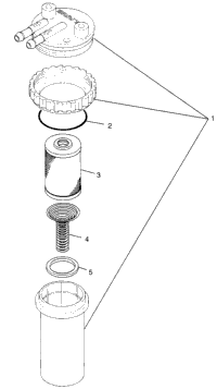 Fuel/Water Separator Sl 700 B974071, Intl. Sl 700 I974071, Sl 700 Deluxe B9