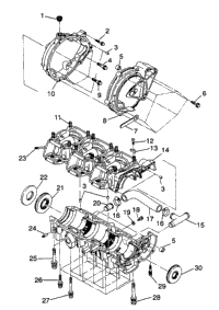 Crankcase Assembly Sl 750