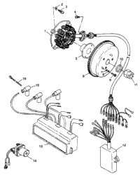 Magneto Sl 900 B974091 & Sl 1050