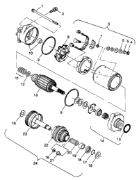 Starting Motor Sl 900 B974091 & Sl 1050
