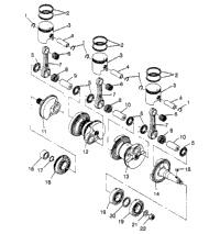 Crankshaft & Piston Slx 780