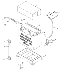 Battery Box Sl 700 B974071, Intl. Sl 700 I974071, Sl 700 Deluxe &