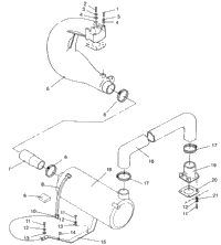 Exhaust System Sl 650 Std