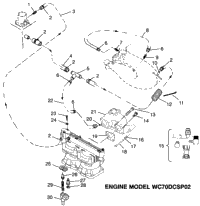 Cooling System Engine Model Wc70dcsp02 Slt 700 & Intl. Slt 700