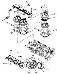 Cylinder & Manifold Slt 780 & Intl. Slt 780 I964588