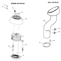 Engine Air Intake/Hull Air Inlet Sl 700 B974071 & Sl 700 D (4940874087B009)