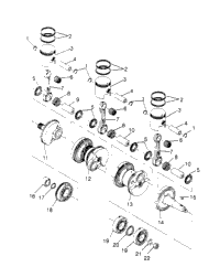 Crankshaft & Piston Slt 750