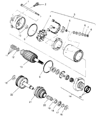 Starting Motor Slx 780 & Intl. Slx 780 I964287