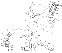 Exhaust System Sltx & Intl. Sltx I974590