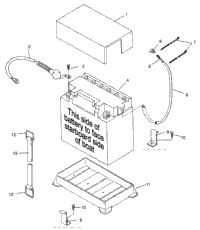 Battery Box Sl 700 B964066 & Intl. Sl 700
