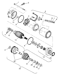 Starting Motor Hurricane B974473 & Intl. Hurricane