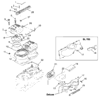 Cylinder & Manifold Sl 700 B974071, Intl. Sl 700 I974071, Sl 700 Deluxe B97