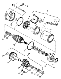 Starting Motor Slt 700