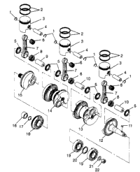 Crankshaft & Piston Slt 780