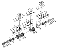 Crankshaft & Piston B984690
