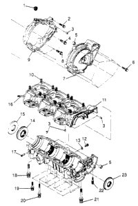 Crankcase Slx 780 & Intl. Slx 780 I964287