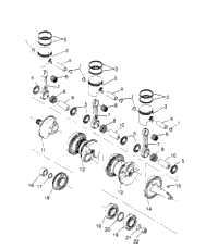 Crankshaft & Piston Sl 650