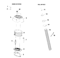 Engine Air Intake/Hull Air Inlet /W025197i