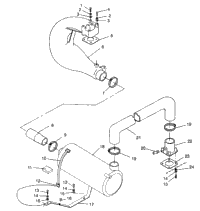 Exhaust System Sl 780 & Intl. Sl 780 I964087