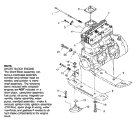 Engine Mounting Sl 700 B964066 & Intl. Sl 700