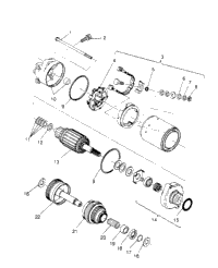 Starting Motor Assembly Sl 650