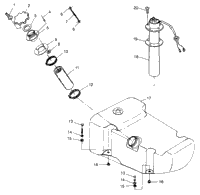 Fuel Tank Sl 780 & Intl. Sl 780 I974088