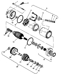 Starting Motor Sltx & Intl. Sltx I964590