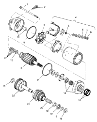 Starting Motor Sl 780 & Intl. Sl 780 I974088