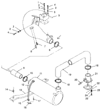 Exhaust System Slt 700 & Intl. Slt 700 I964166
