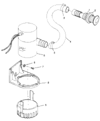 Bilge Pump Sl 700 B974071, Intl. Sl 700 I974071, Sl 700 Deluxe &