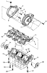 Crankcase Sl 780 & Intl. Sl 780 I964087