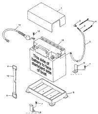Battery Box Sl 900 B974091 & Sl 1050