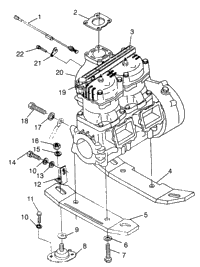 Engine Mounting Hurricane B974473 & Intl. Hurricane