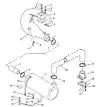 Exhaust System Sl 700 B964066 & Intl. Sl 700