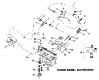 Cooling System Engine Model Wc70dcsp02 Slt 700