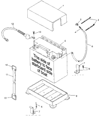 Battery Box Hurricane B964466 & Intl. Hurricane