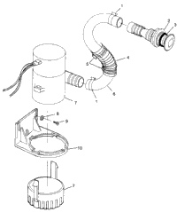 Bilge Pump Hurricane B964466 & Intl. Hurricane