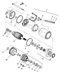 Starting Motor Sl 700 B964066 & Intl. Sl 700