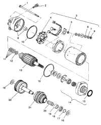 Starting Motor Assembly Slt 750