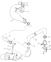 Exhaust System Slx 780 & Intl. Slx 780 I964287