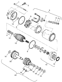 Starting Motor Sltx & Intl. Sltx I974590