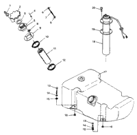 Fuel Tank Sl 900 B974091 & Sl 1050