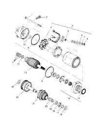 Starting Motor Assembly Slt 750