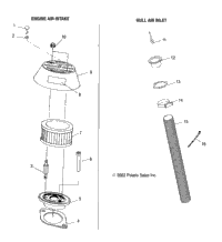 Engine Air Intake/Hull Air Inlet