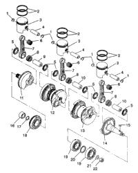 Crankshaft & Piston Slt 750
