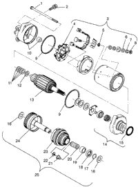 Starting Motor Sl 900 & Intl. Sl 900 I964291